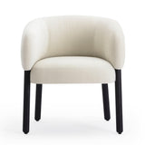 Foxy Cream Performance Basketweave Chenille Accent Chair by TOV Furniture at Eve Furniture