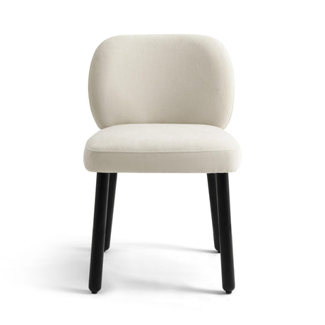 Foxy Cream Performance Basketweave Chenille Dining Chair by TOV Furniture at Eve Furniture