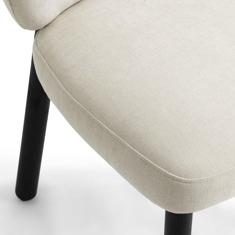Foxy Cream Performance Basketweave Chenille Dining Chair by TOV Furniture at Eve Furniture