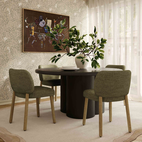 Foxy Textured Fabric Dining Chair by TOV Furniture at Eve Furniture