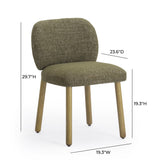 Foxy Textured Fabric Dining Chair by TOV Furniture at Eve Furniture