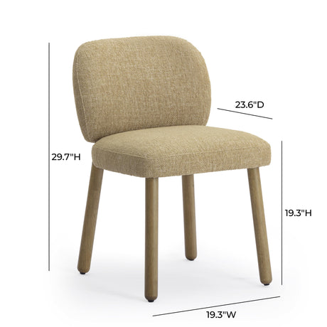 Foxy Textured Fabric Dining Chair by TOV Furniture at Eve Furniture