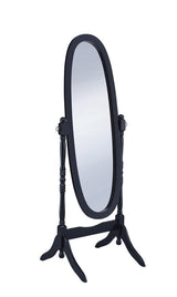 Foyet Black Oval Cheval Mirror by Coaster at Eve Furniture