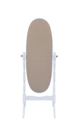 Foyet White Oval Cheval Mirror by Coaster at Eve Furniture