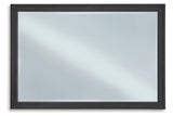 Foyland Black Bedroom Mirror (Mirror Only) by Ashley at Eve Furniture