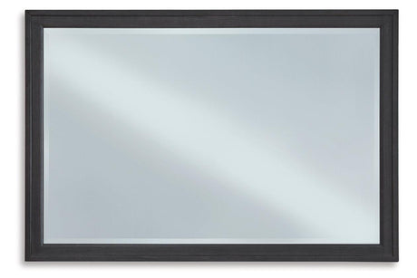 Foyland Black Bedroom Mirror (Mirror Only) by Ashley at Eve Furniture