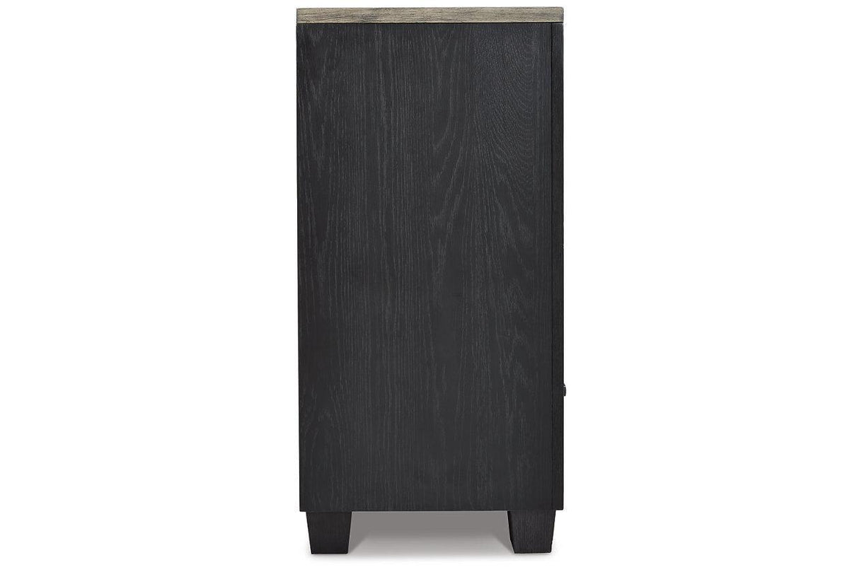 Foyland Black/Brown Dresser by Ashley at Eve Furniture
