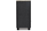 Foyland Black/Brown Dresser by Ashley at Eve Furniture