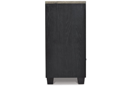 Foyland Black/Brown Dresser by Ashley at Eve Furniture