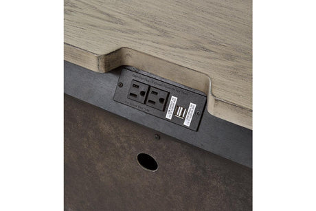 Foyland Black/Brown Nightstand by Ashley at Eve Furniture