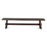 Piedmont 79" Bench in Coffee Bean by Home Trends & Design at Eve Furniture