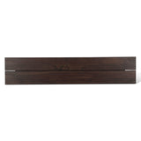 Piedmont 79" Bench in Coffee Bean by Home Trends & Design at Eve Furniture