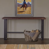 Paso Robles 70" Sofa Back Console Table in Tawny Brown