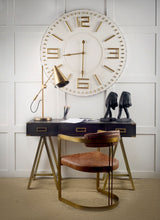 Fragon I (26"H) Gold-Tone Metal Adjustable Cone Shade Table Lamp by Mercana at Eve Furniture