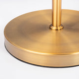 Fragon I Gold-Tone Metal Adjustable Cone Shade Table Lamp by Mercana at Eve Furniture