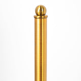 Fragon I Gold-Tone Metal Adjustable Cone Shade Table Lamp by Mercana at Eve Furniture