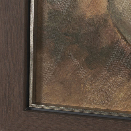 Fragrant Bloom by Mercana Studio Hand-Embellished Textured Framed Artwork Matted by Mercana at Eve Furniture