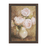 Fragrant Bloom by Mercana Studio Hand-Embellished Textured Framed Artwork Matted by Mercana at Eve Furniture