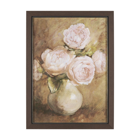 Fragrant Bloom by Mercana Studio Hand-Embellished Textured Framed Artwork Matted by Mercana at Eve Furniture