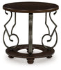 Frallyn Dark Brown End Table by Ashley at Eve Furniture