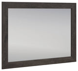Fraluna Charcoal Bedroom Mirror (Mirror Only) by ASHLEY FURNITURE at Eve Furniture