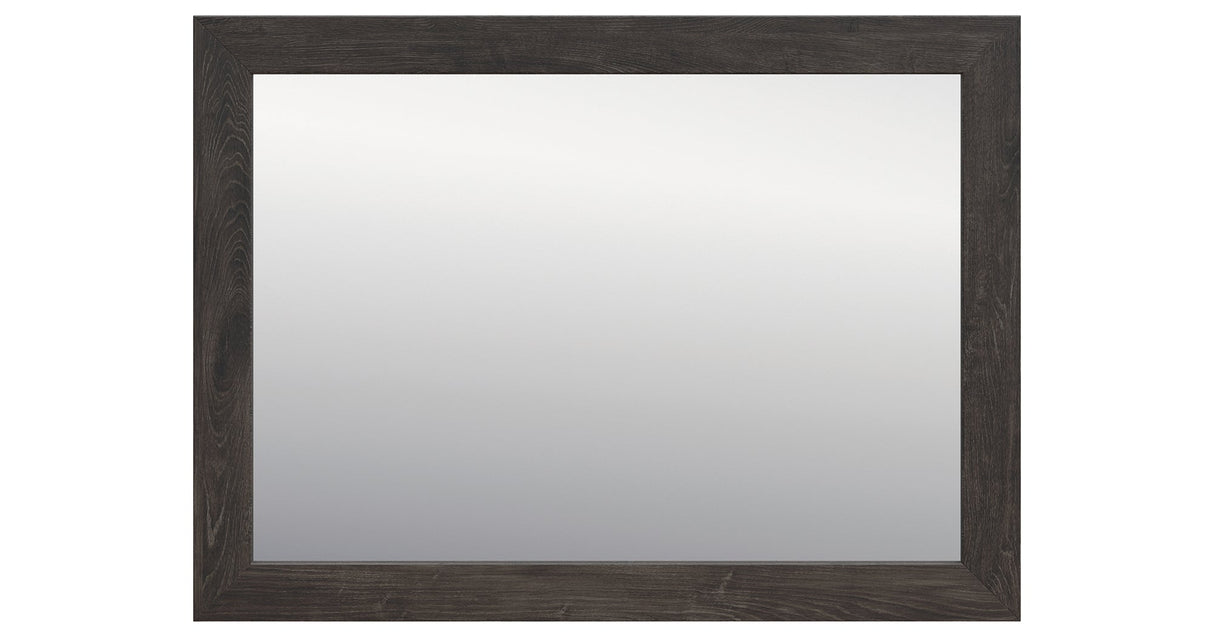 Fraluna Charcoal Bedroom Mirror (Mirror Only) by ASHLEY FURNITURE at Eve Furniture