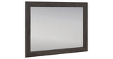 Fraluna Charcoal Bedroom Mirror (Mirror Only) by ASHLEY FURNITURE at Eve Furniture