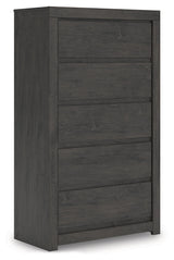 Fraluna Charcoal Chest of Drawers by Ashley at Eve Furniture