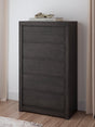 Fraluna Charcoal Chest of Drawers by Ashley at Eve Furniture