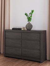 Fraluna Charcoal Dresser by Ashley at Eve Furniture