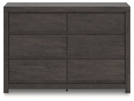 Fraluna Charcoal Dresser by Ashley at Eve Furniture