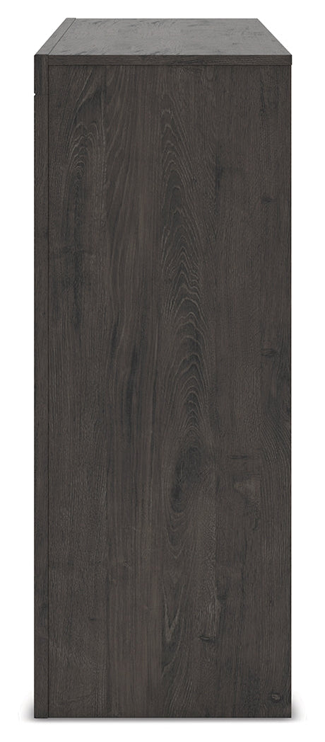 Fraluna Charcoal Dresser by Ashley at Eve Furniture