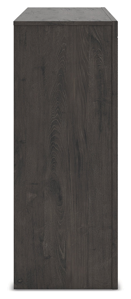 Fraluna Charcoal Dresser by Ashley at Eve Furniture