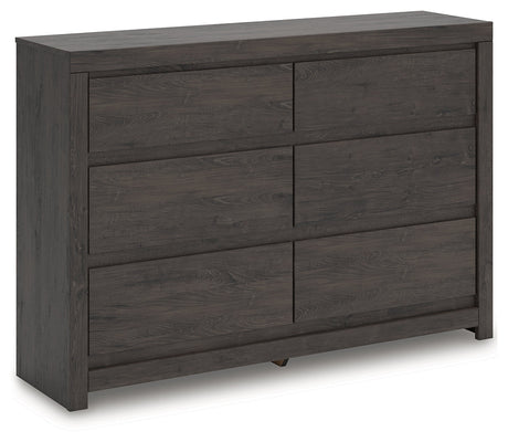 Fraluna Charcoal Dresser by Ashley at Eve Furniture
