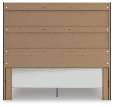 Fraluna Charcoal King Panel Bed by Ashley at Eve Furniture