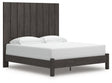 Fraluna Charcoal King Panel Bed by Ashley at Eve Furniture