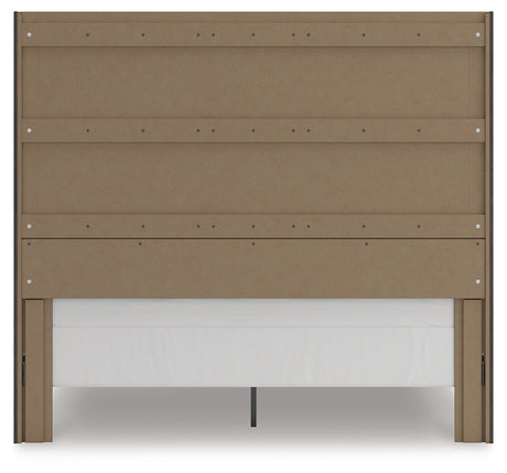 Fraluna Charcoal King Panel Storage Bed by Ashley at Eve Furniture