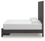 Fraluna Charcoal King Panel Storage Bed by Ashley at Eve Furniture