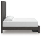 Fraluna Charcoal King Panel Storage Bed by Ashley at Eve Furniture