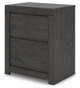 Fraluna Charcoal Nightstand by Ashley at Eve Furniture