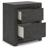Fraluna Charcoal Nightstand by Ashley at Eve Furniture