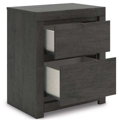 Fraluna Charcoal Nightstand by Ashley at Eve Furniture