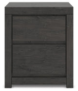 Fraluna Charcoal Nightstand by Ashley at Eve Furniture