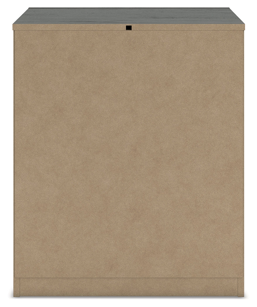 Fraluna Charcoal Nightstand by Ashley at Eve Furniture