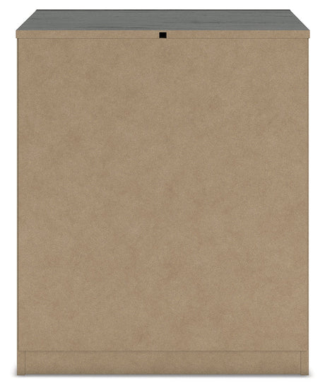 Fraluna Charcoal Nightstand by Ashley at Eve Furniture