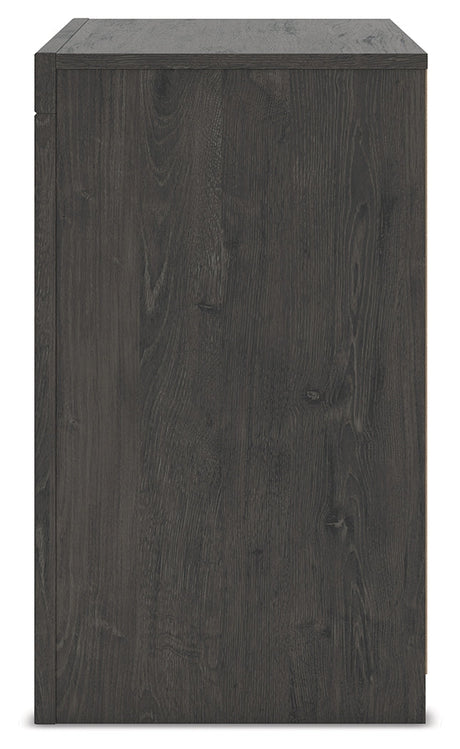 Fraluna Charcoal Nightstand by Ashley at Eve Furniture