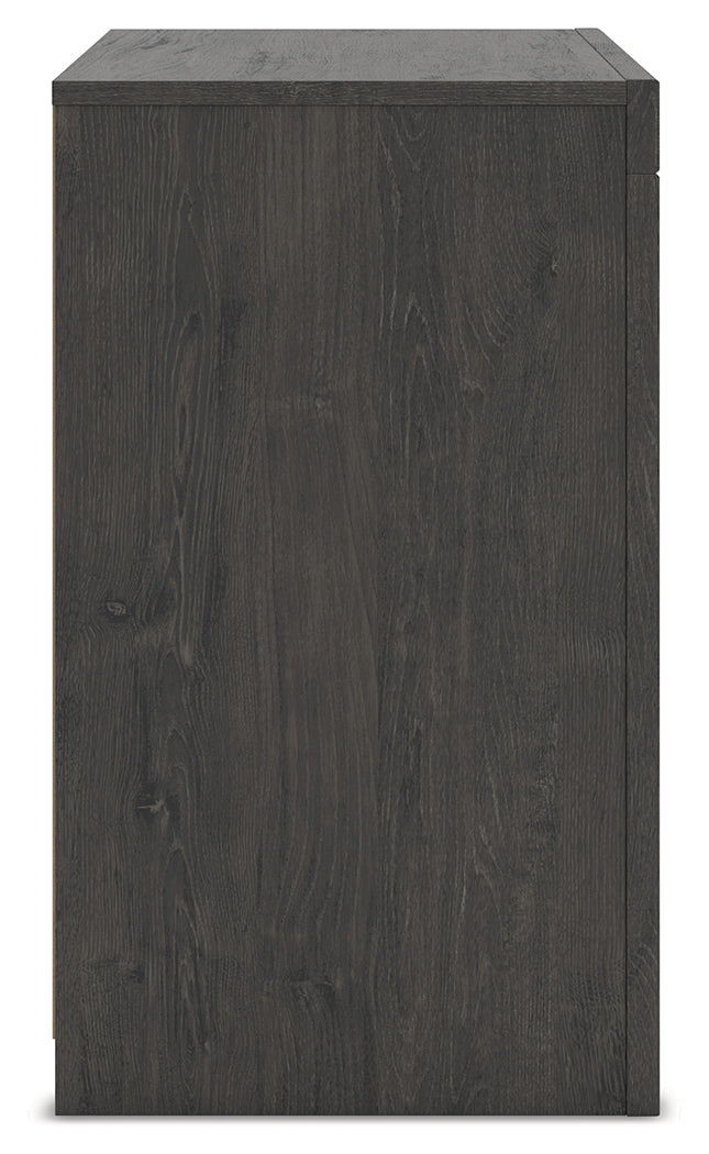 Fraluna Charcoal Nightstand by Ashley at Eve Furniture