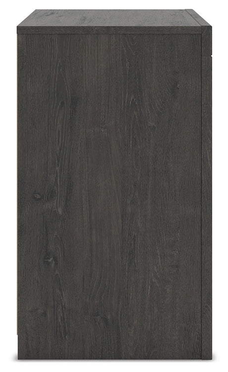 Fraluna Charcoal Nightstand by Ashley at Eve Furniture