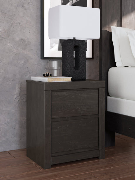 Fraluna Charcoal Nightstand by Ashley at Eve Furniture