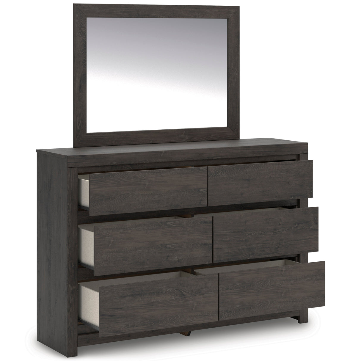 Fraluna Charcoal Panel Bedroom Set by Ashley at Eve Furniture